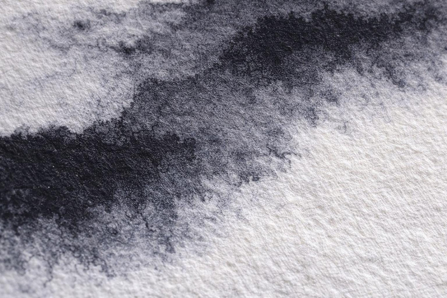 Misty Mountains & Waterfalls – Large Panoramic Shanshui Landscape | Original Signed Ink Painting